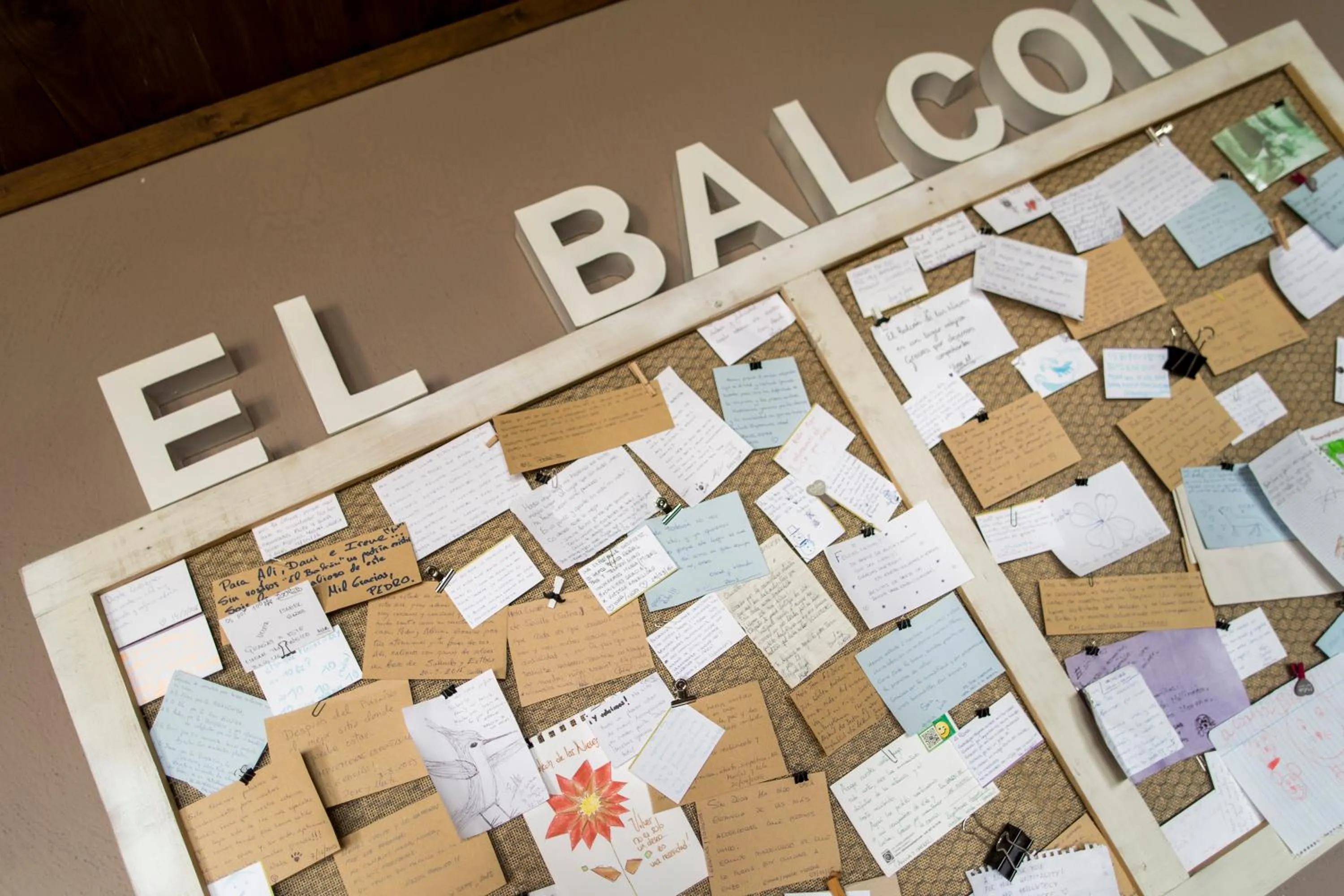 Decorative detail in Hotel El Balcon de las nieves