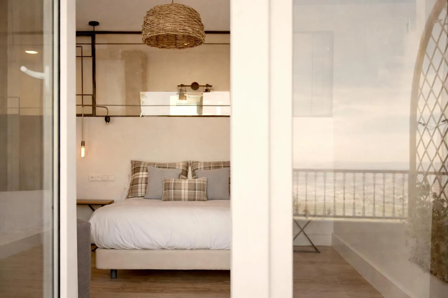 Photo of the whole room, Bed in Hotel El Balcon de las nieves