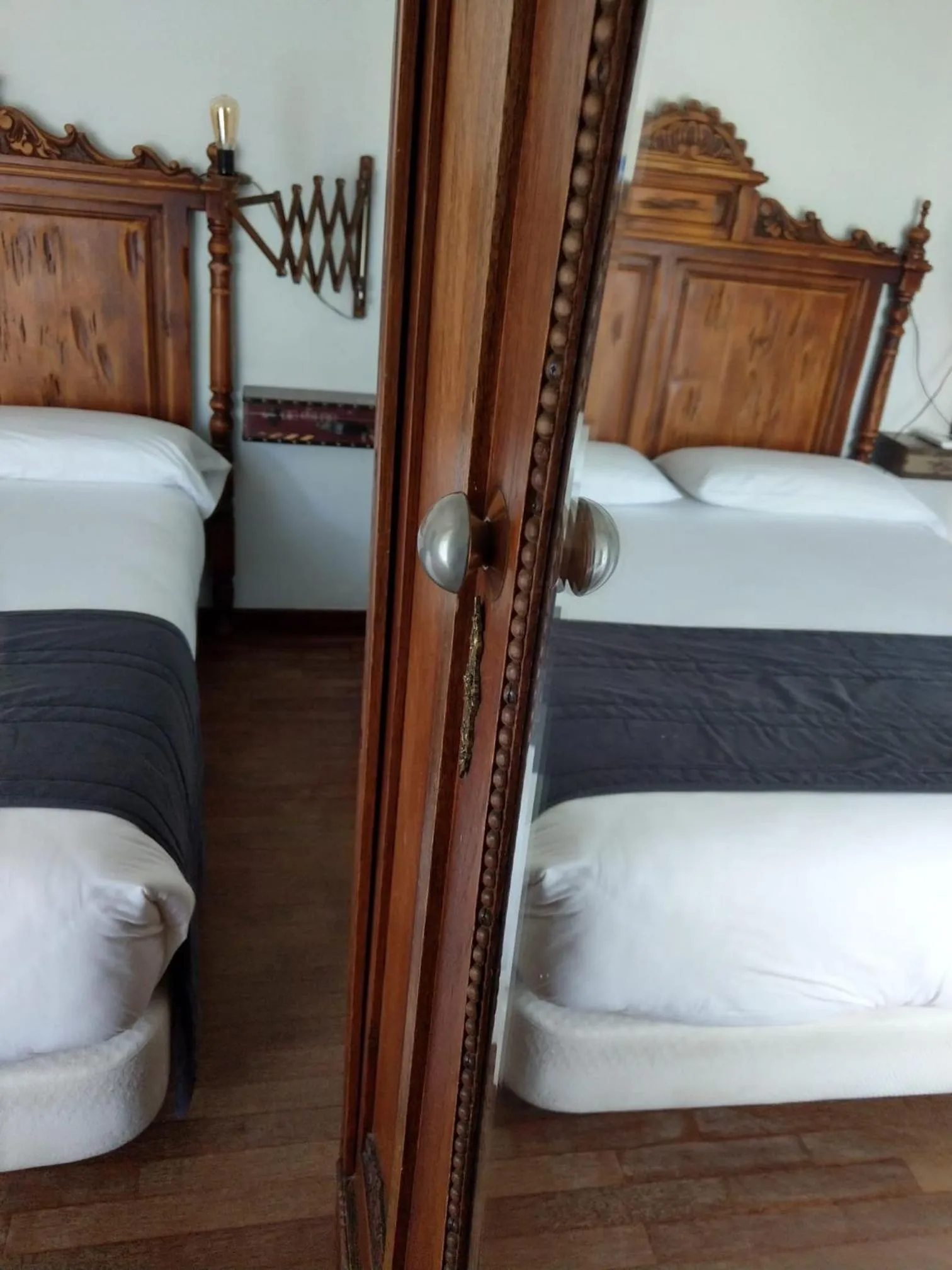 Bed in Hotel El Balcon de las nieves