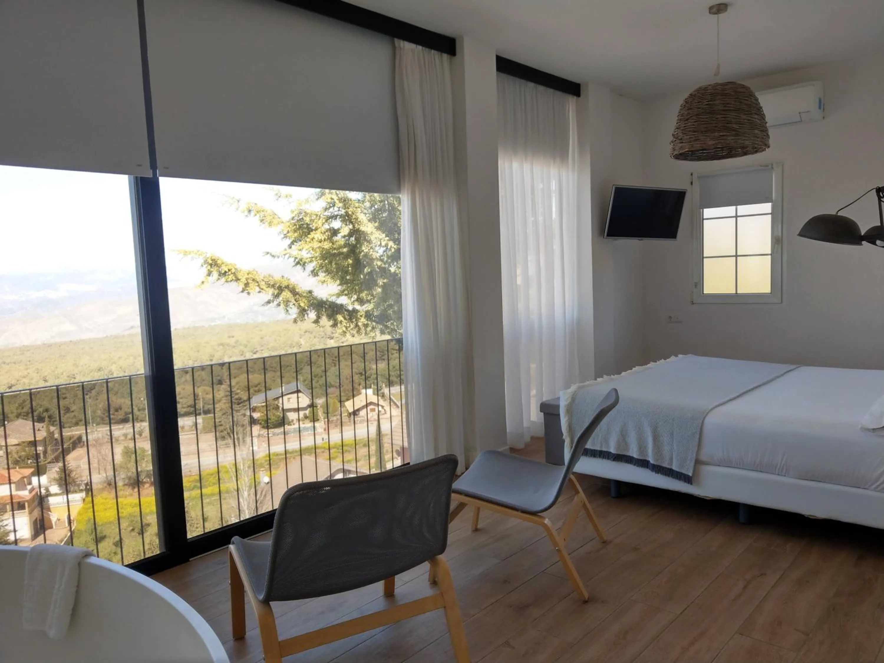 Bed in Hotel El Balcon de las nieves