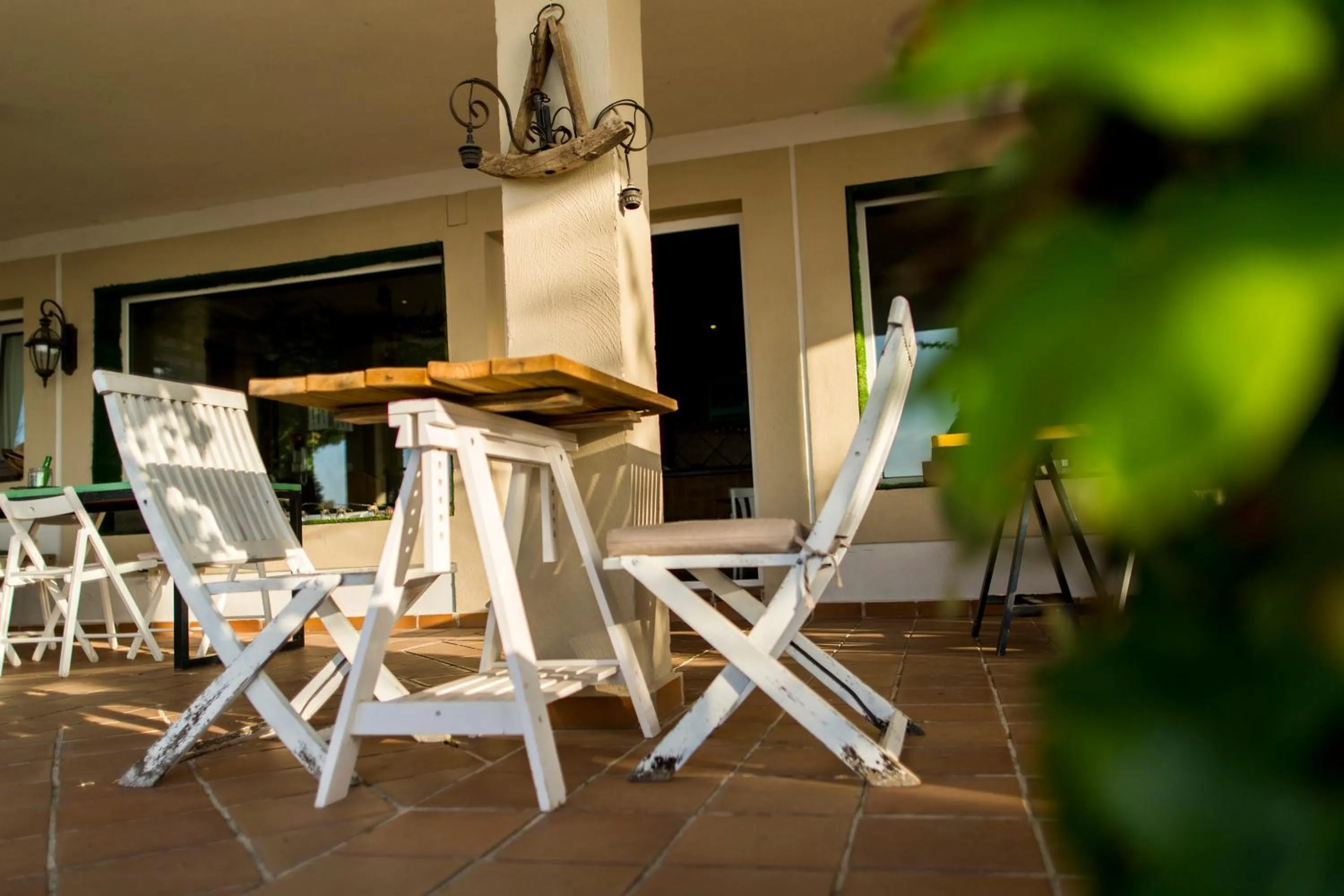 Patio in Hotel El Balcon de las nieves
