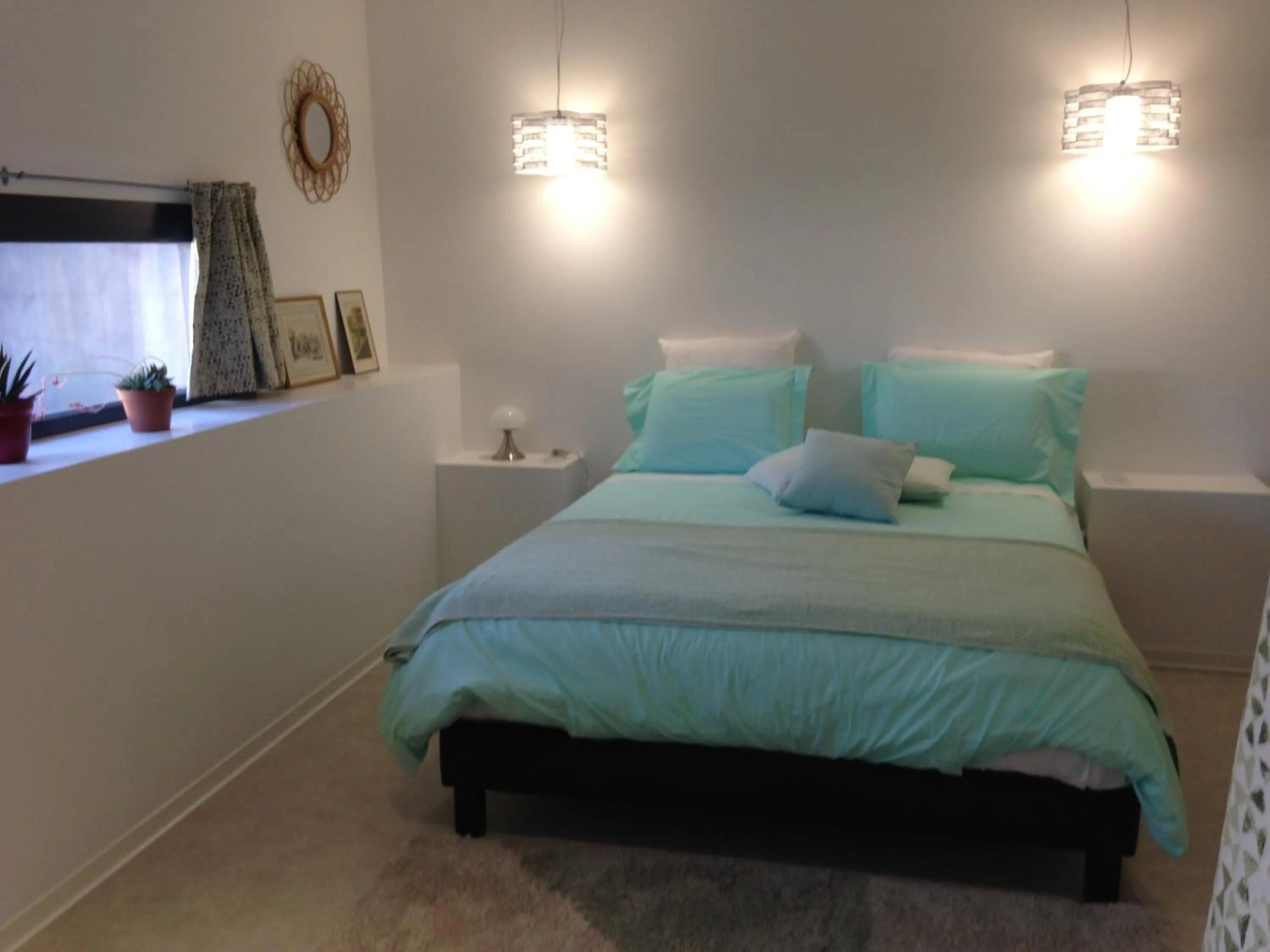 Bed in Hôtel SPA Le Miel des Muses