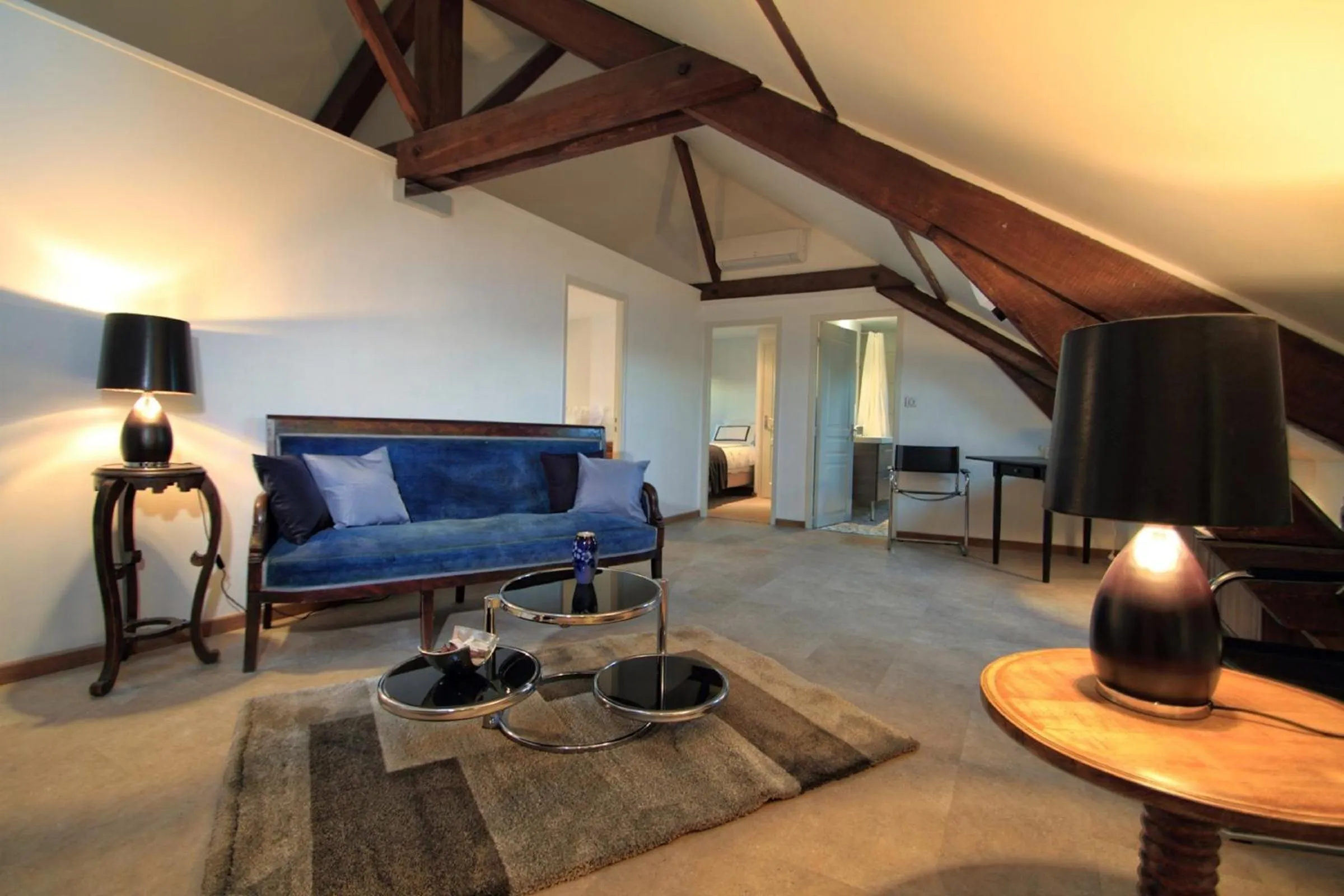 Living room in Hôtel SPA Le Miel des Muses