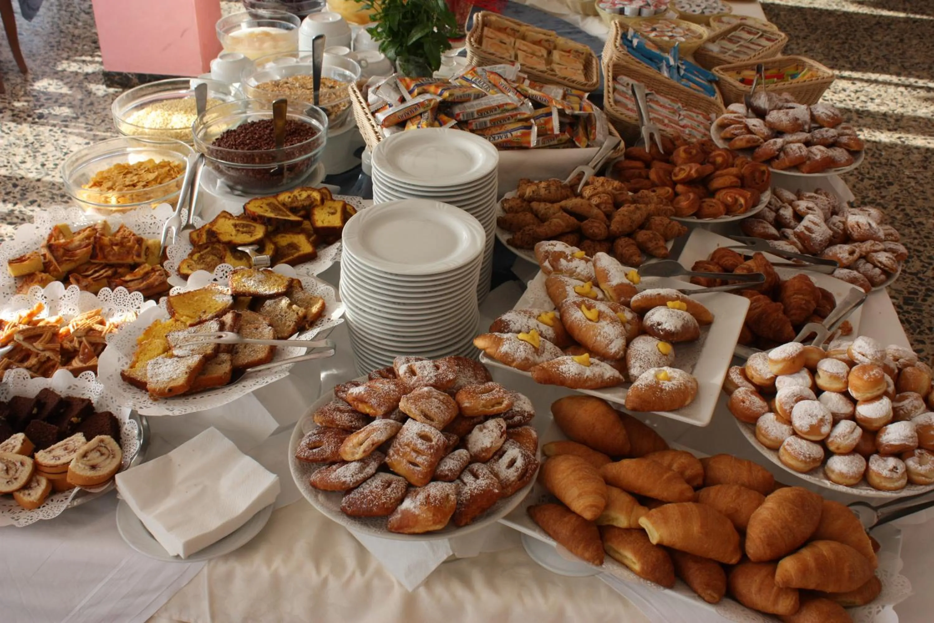 Continental breakfast in Hotel Buenos Aires