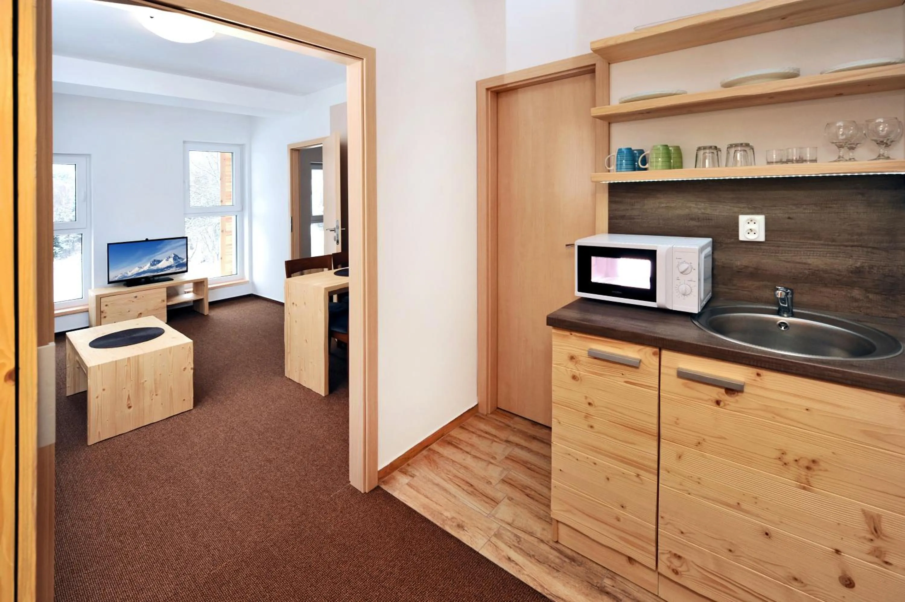 TV and multimedia in Aparthotel Belveder