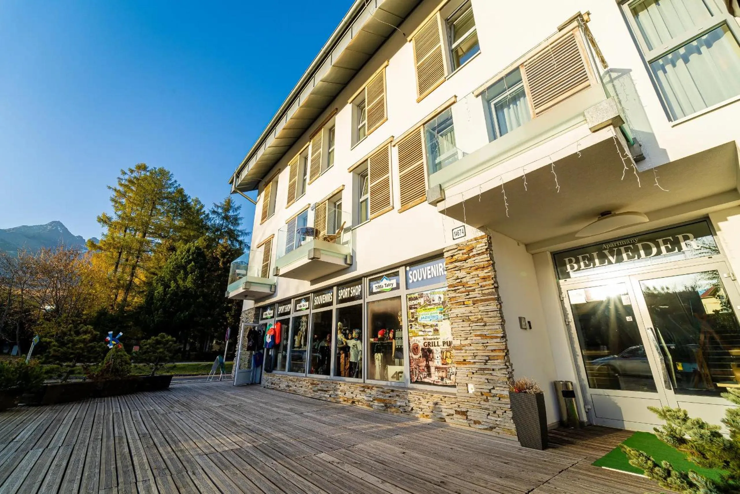 Property building in Aparthotel Belveder