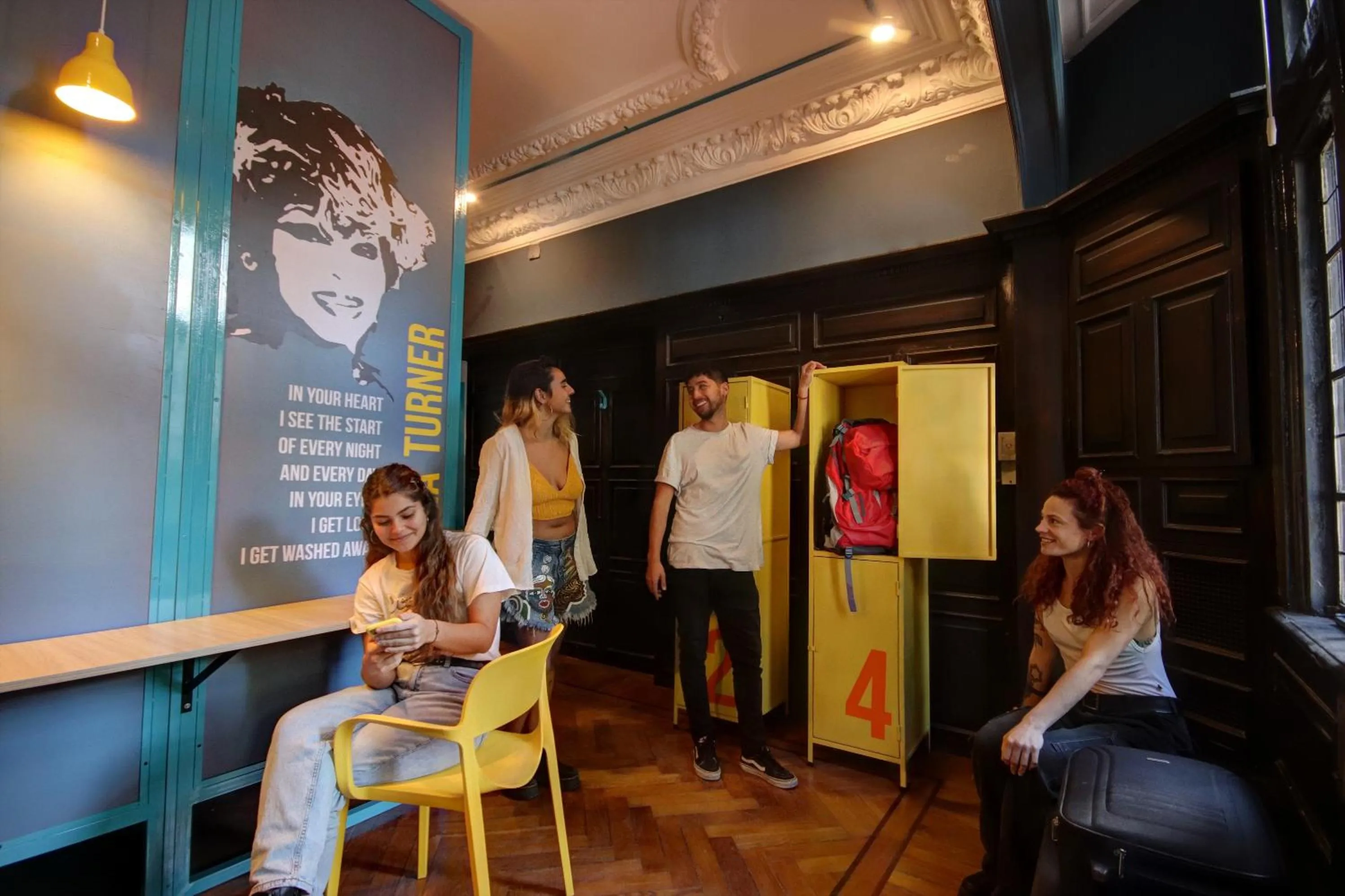 People in Play Hostel Garden