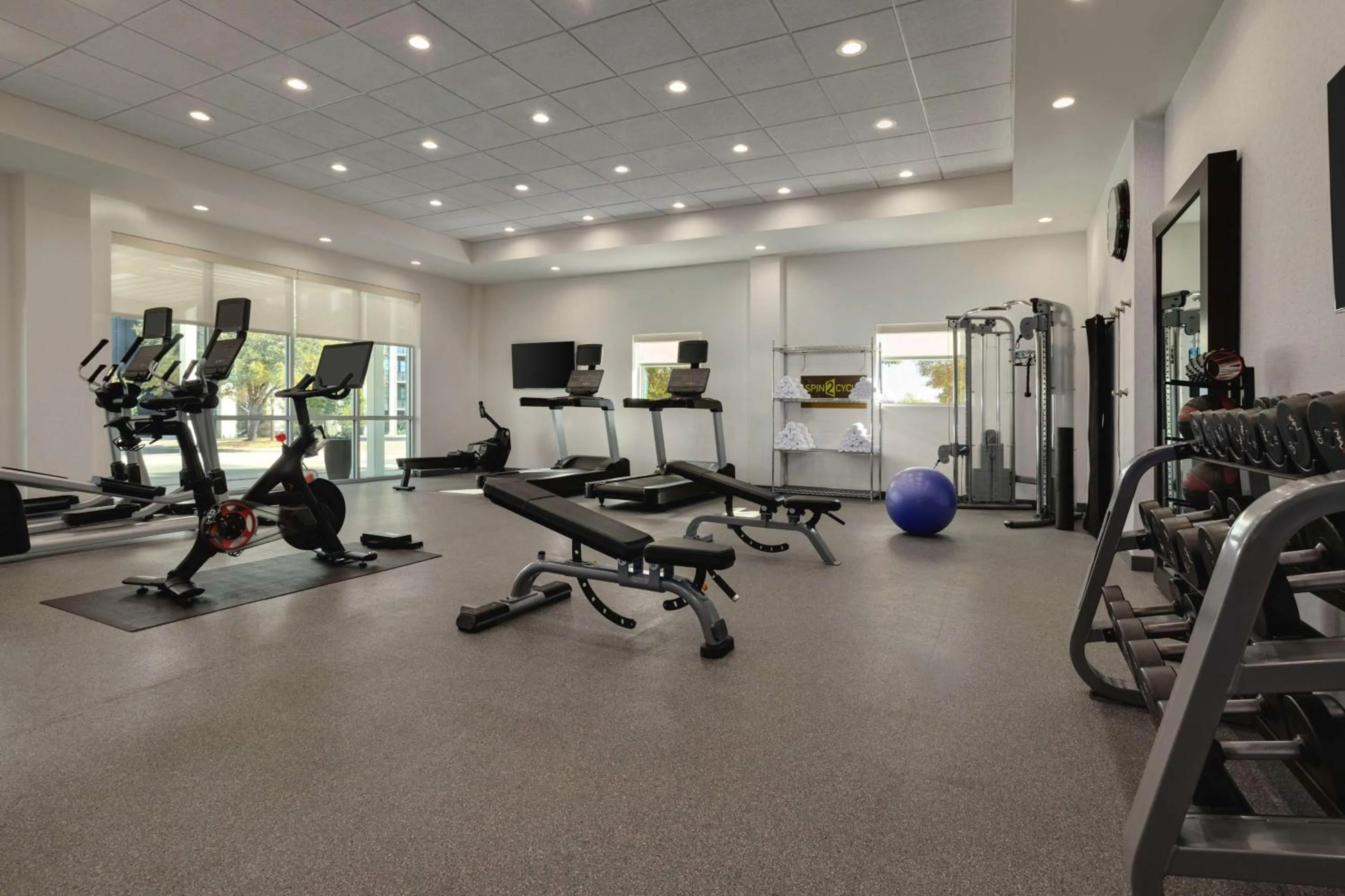 Fitness centre/facilities in Home2 Suites by Hilton Austin North/Near the Domain, TX