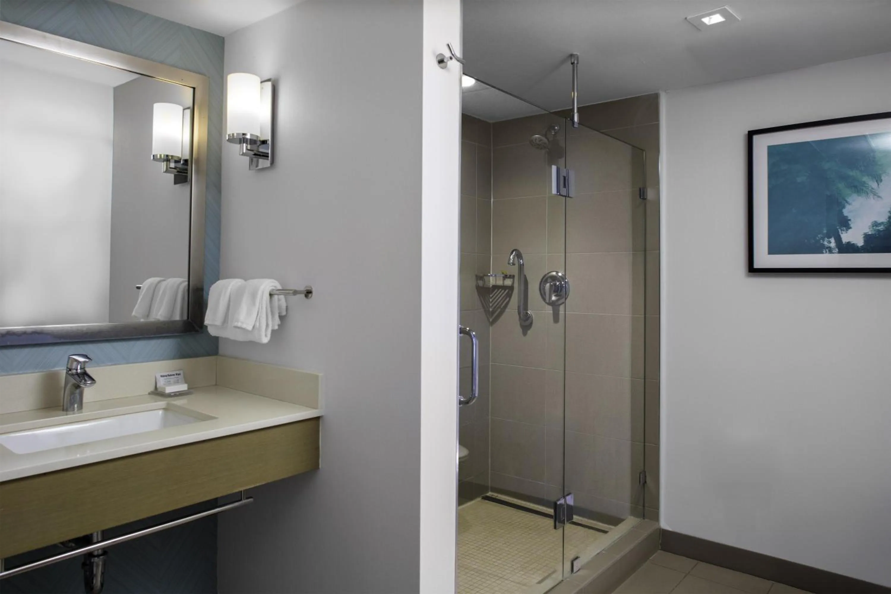 Bathroom in Hilton Garden Inn Miami South Beach