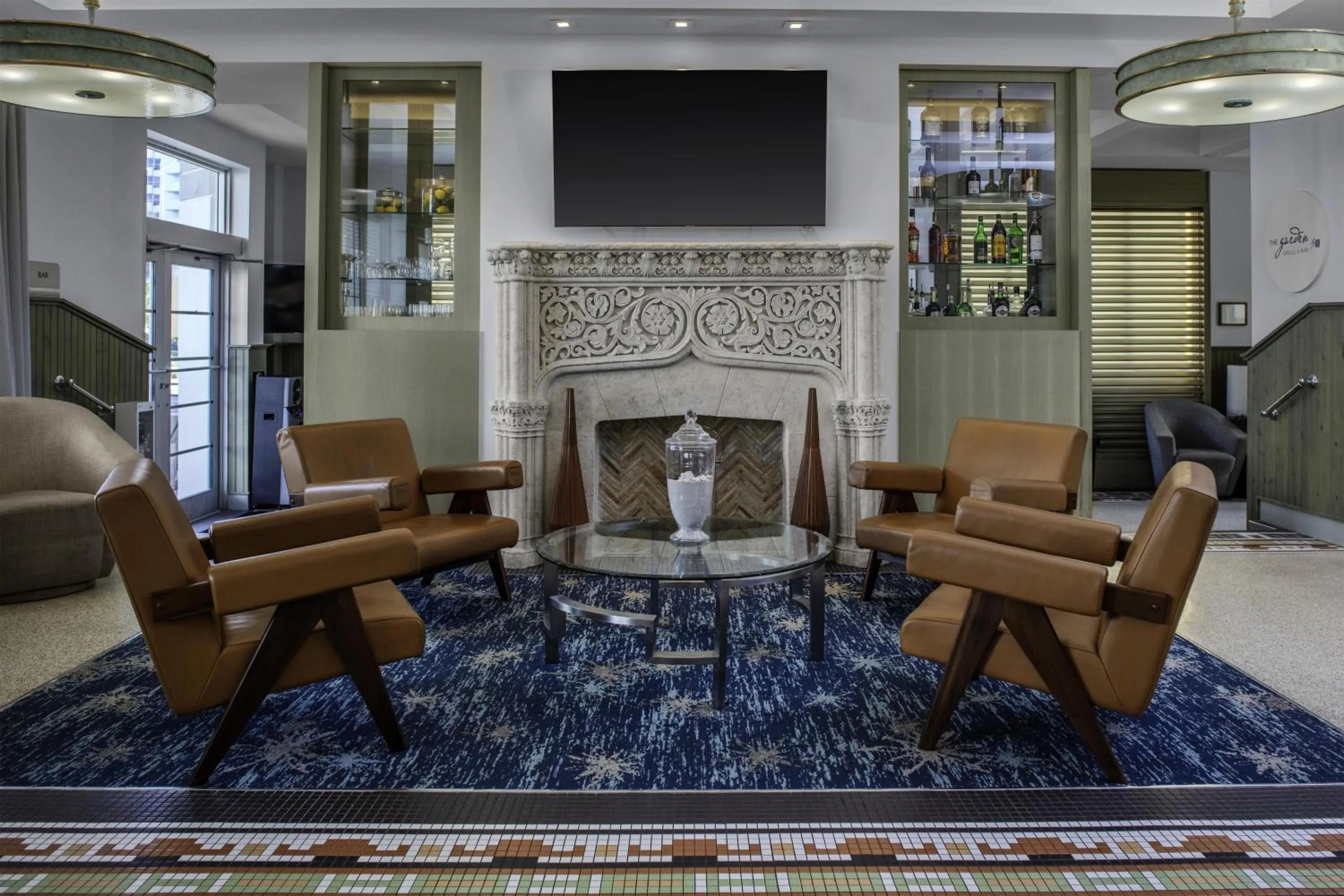 Lobby or reception in Hilton Garden Inn Miami South Beach