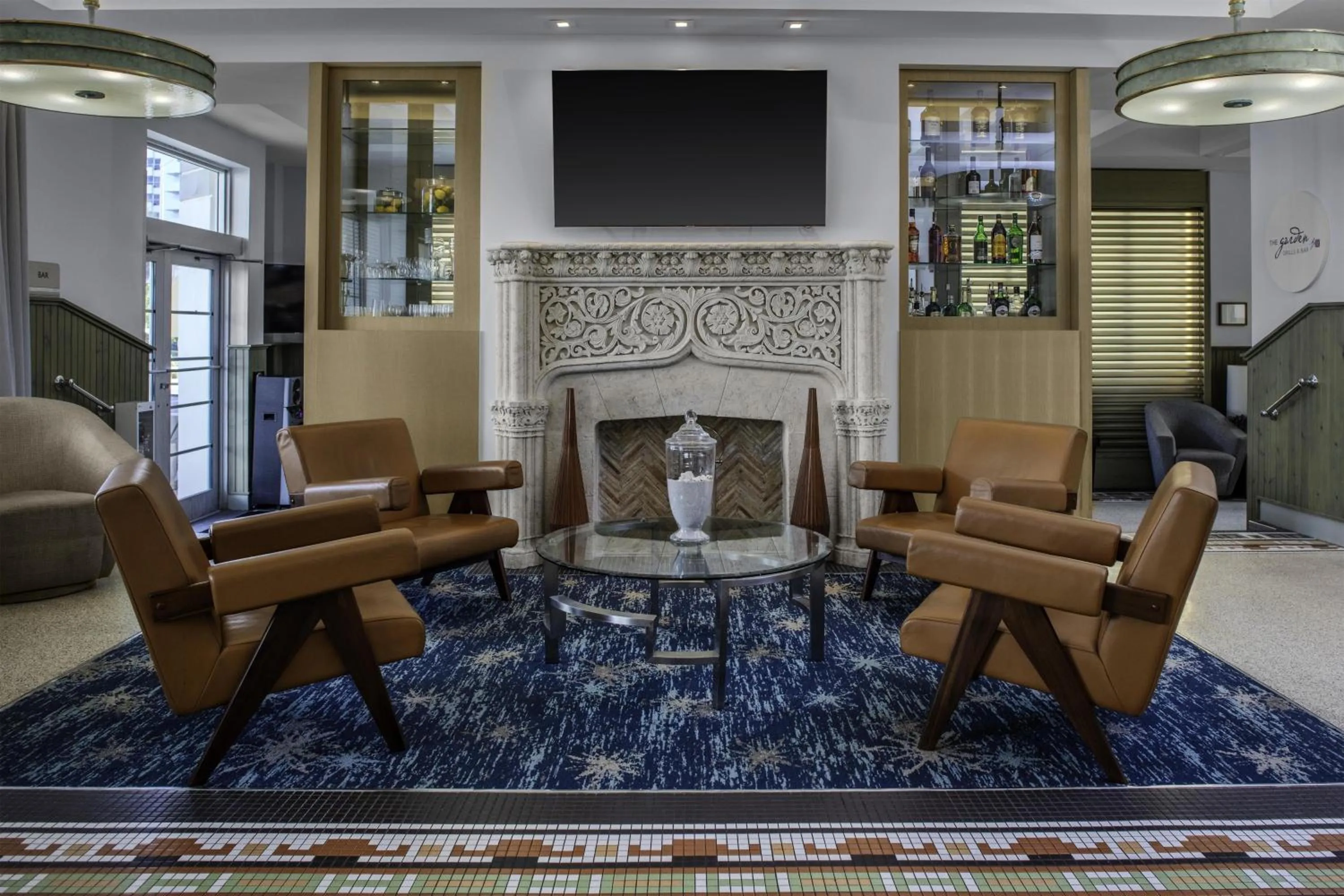 Lobby or reception in Hilton Garden Inn Miami South Beach