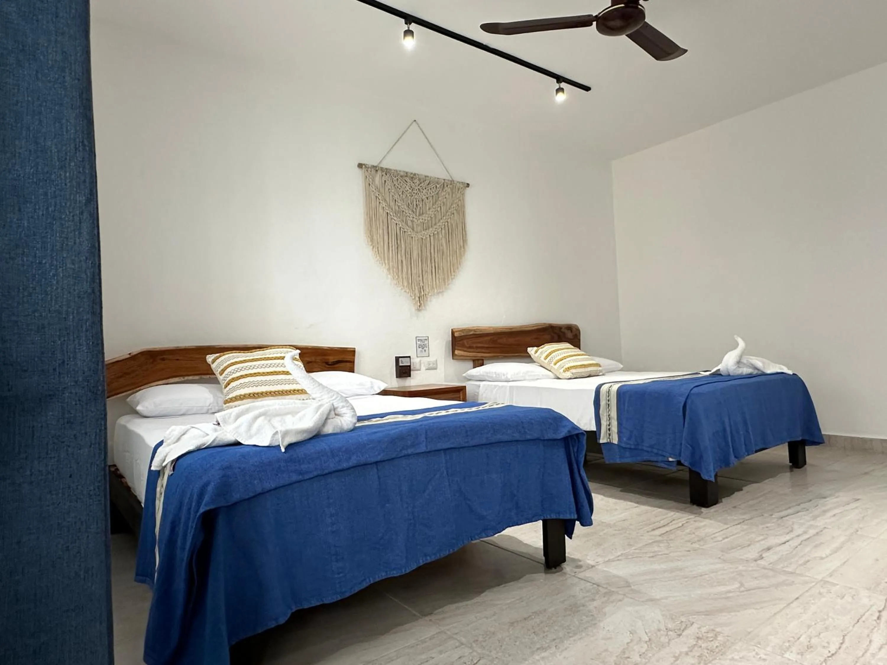 Bed in Hotel Plaza Nardos