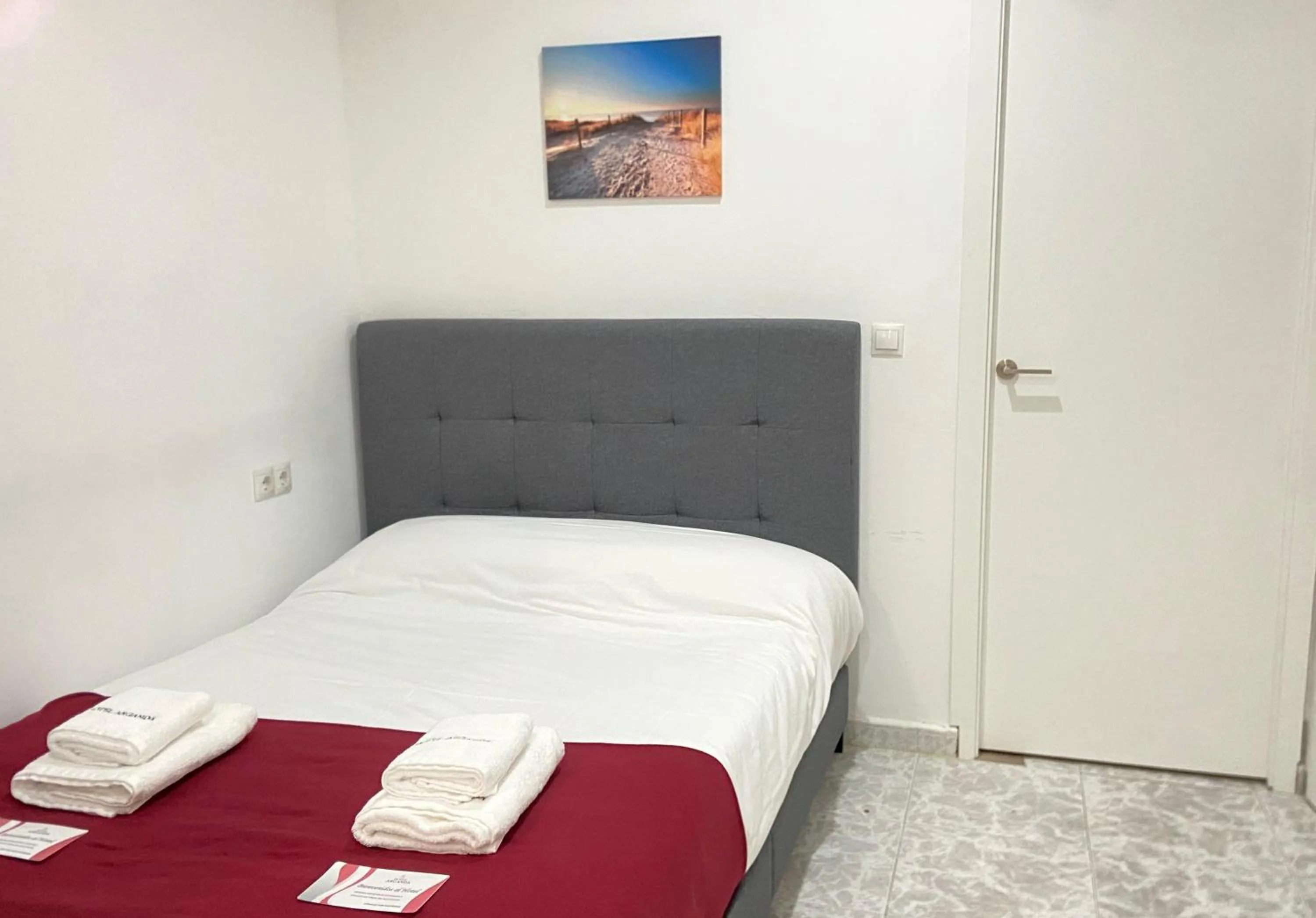 Bed in Hotel Arganda