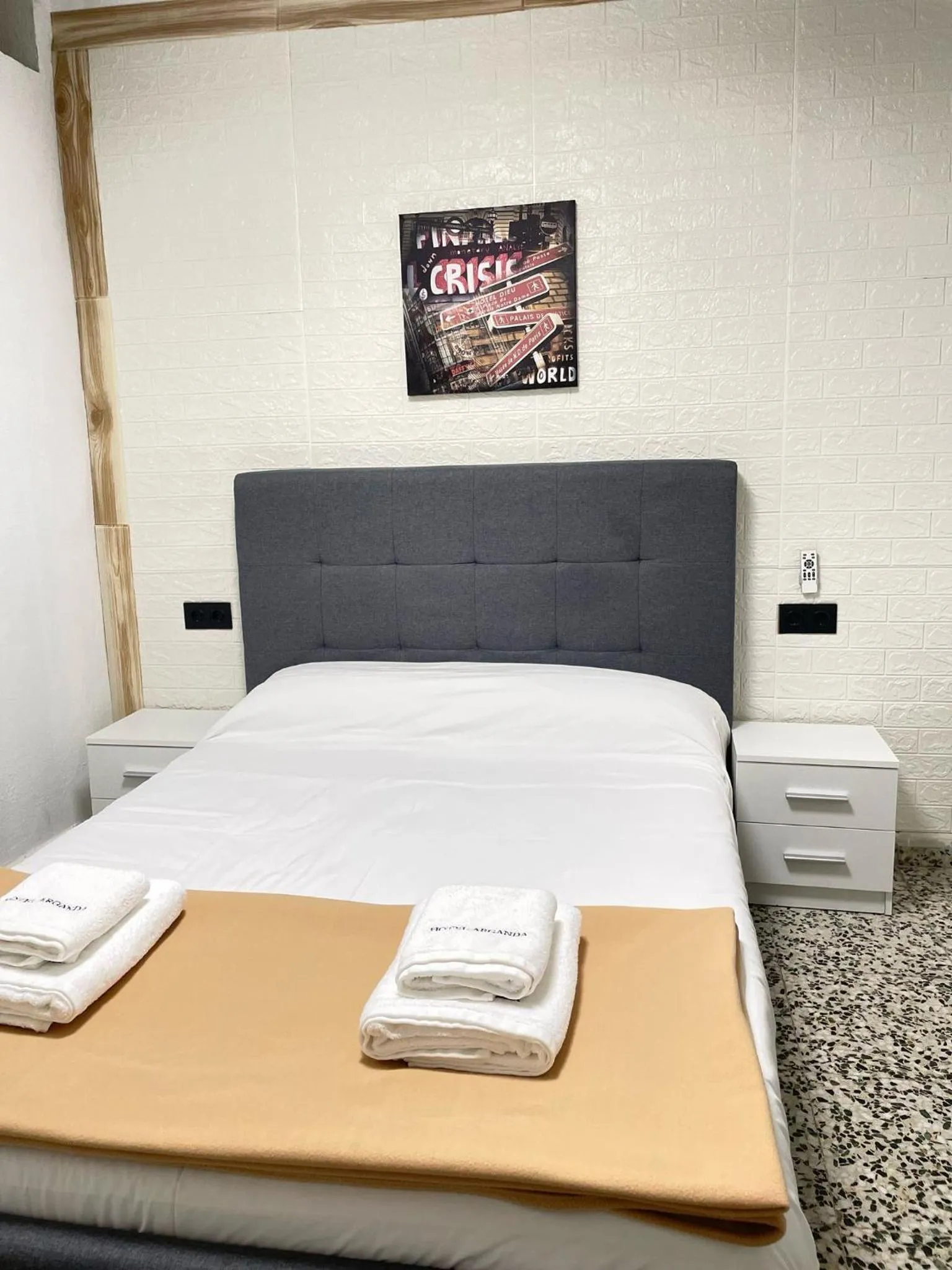 Bedroom, Bed in Hotel Arganda