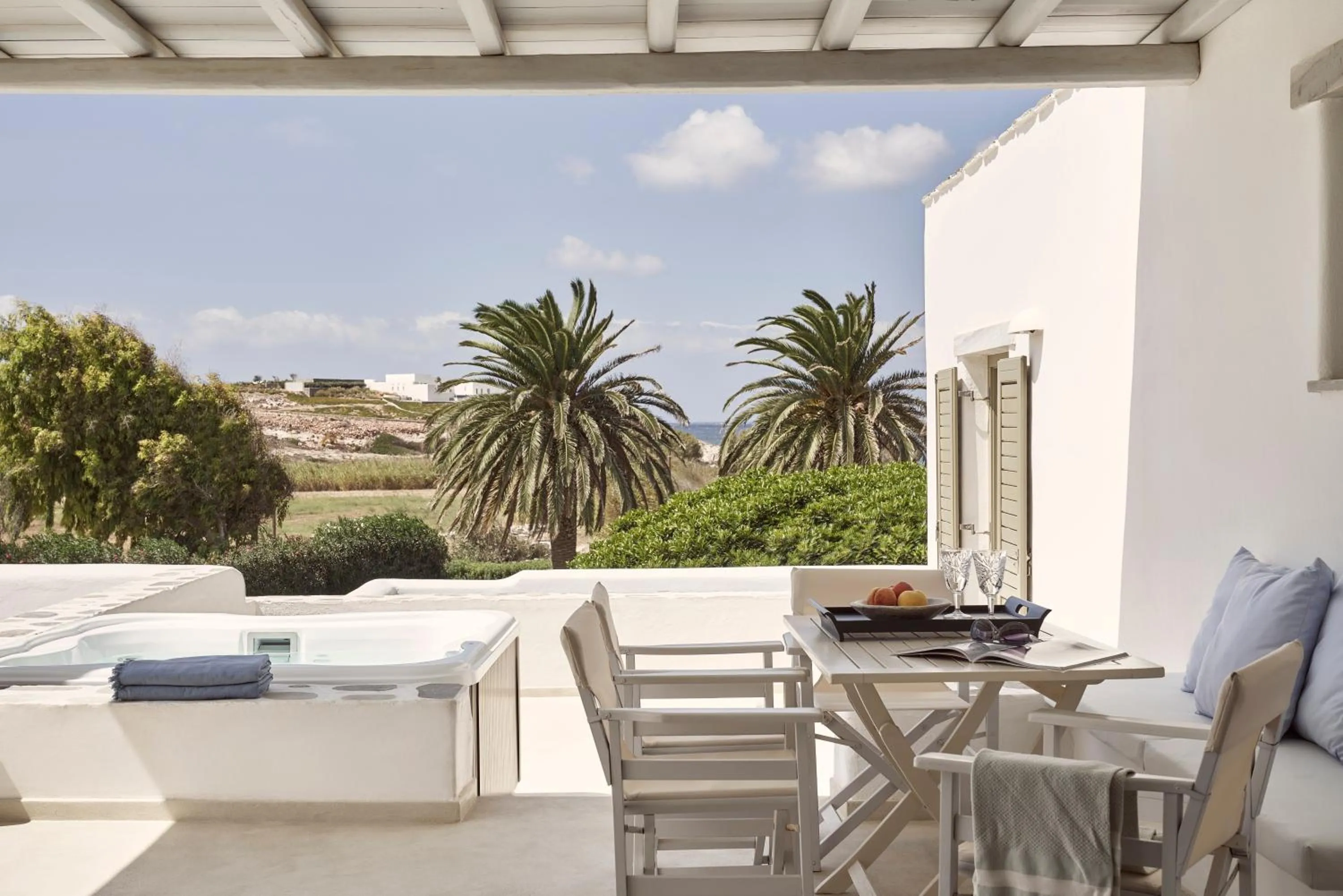 Patio in Yria Island Boutique Hotel & Spa