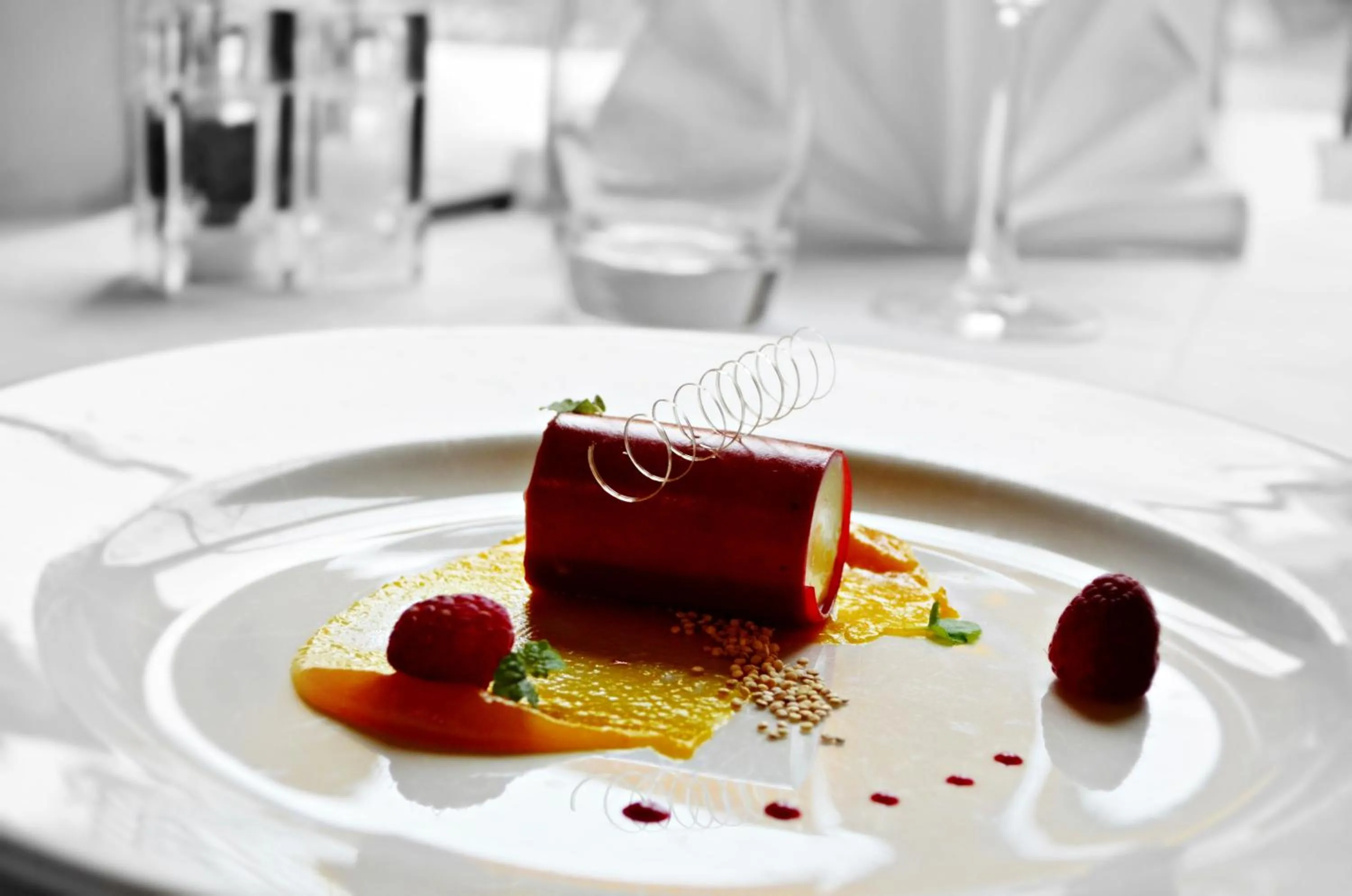 Food close-up in Heritage Grange at Thurston, Hotel