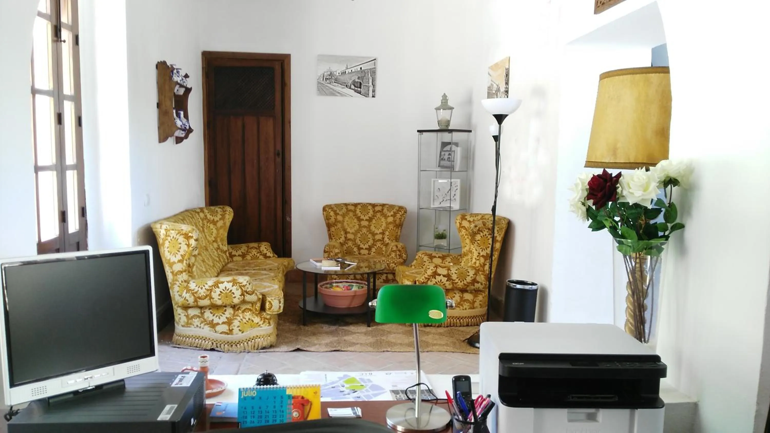 Lobby or reception in Hospedería Convento de Santa Clara