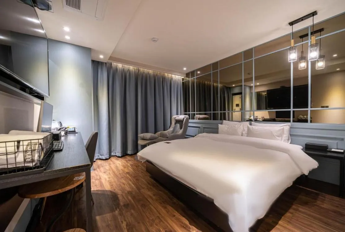 Bed in Hotel French code Myeongji