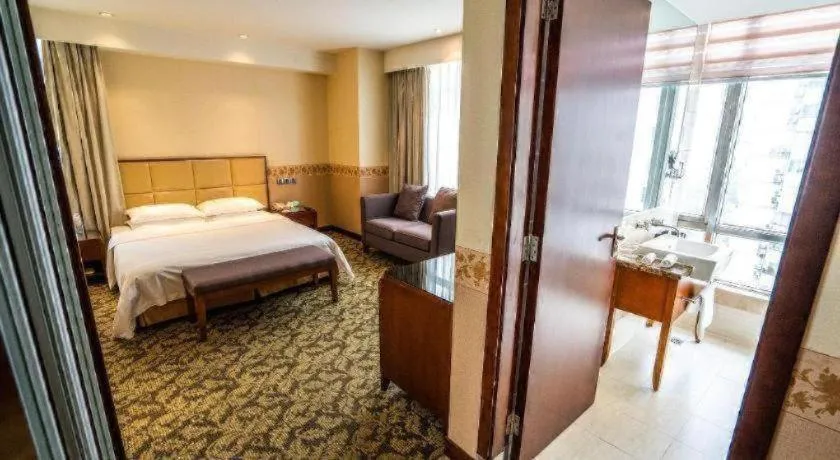 Bed in Xiamen Fortune Hotel