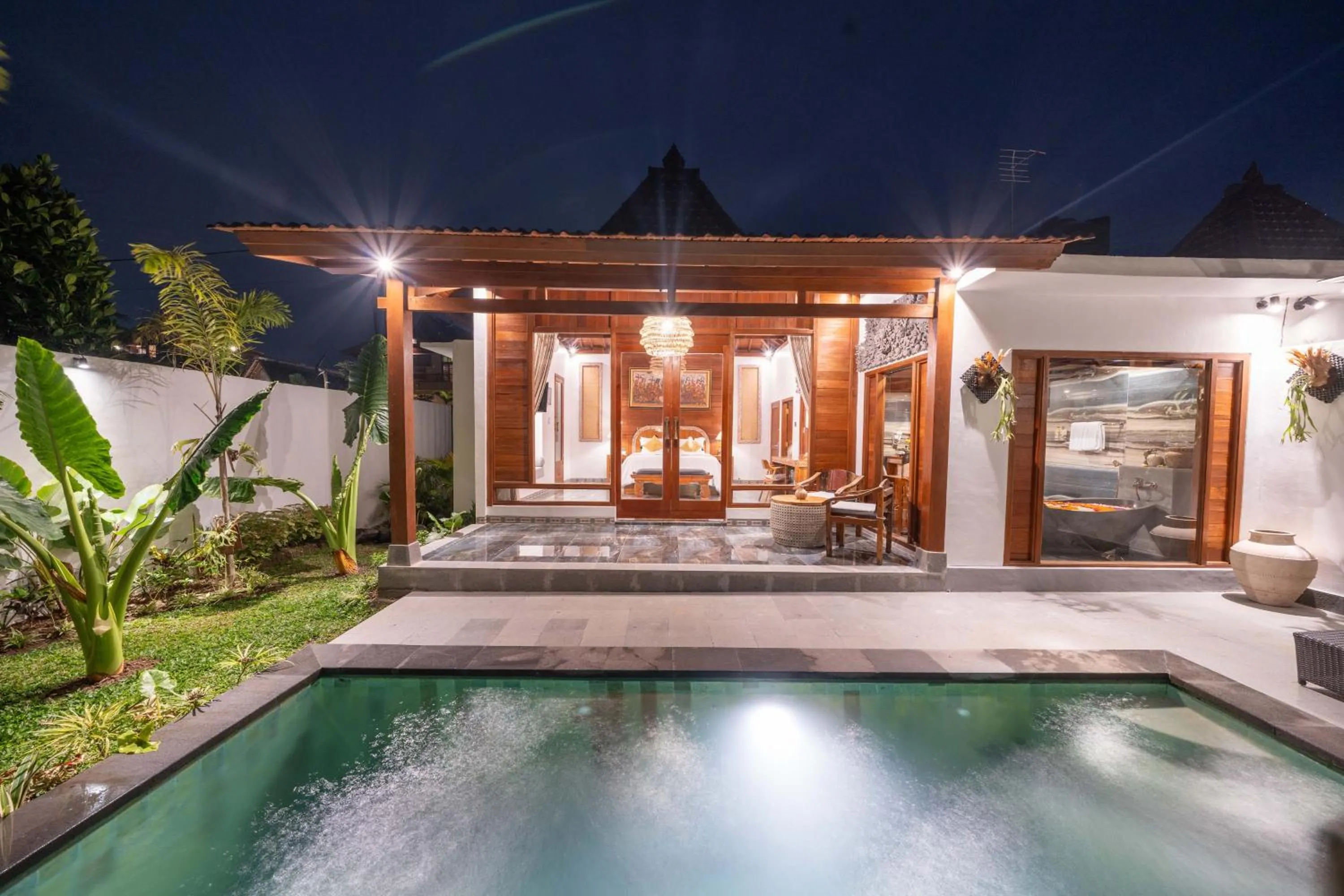 Pool view in Maddu Suites