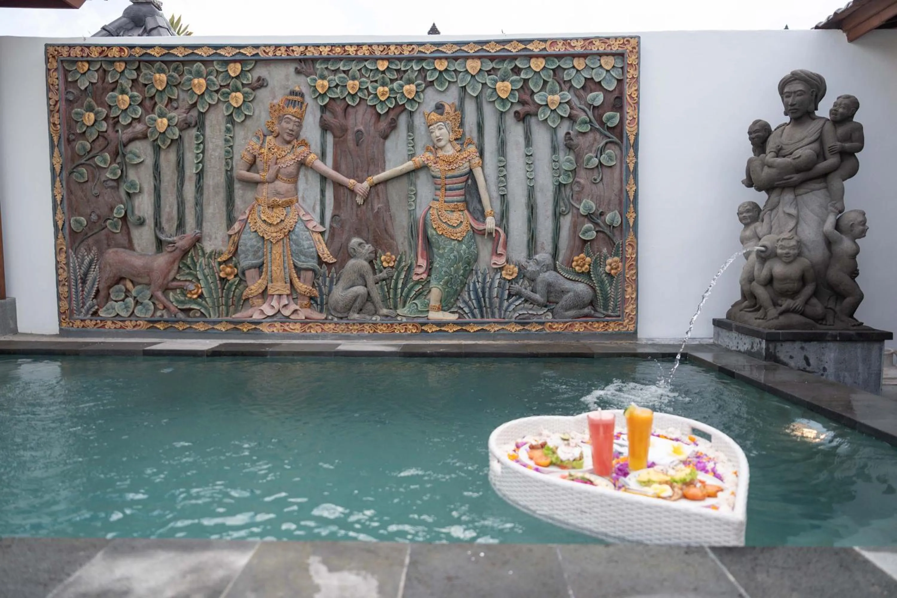 Pool view in Maddu Suites