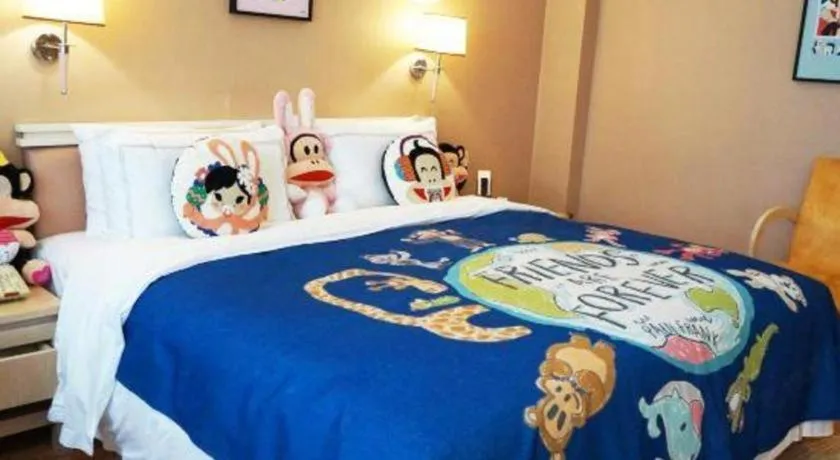 Bed in Jianguo Garden Hotel