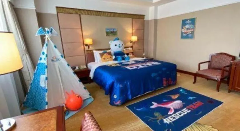 Bed in Jianguo Garden Hotel