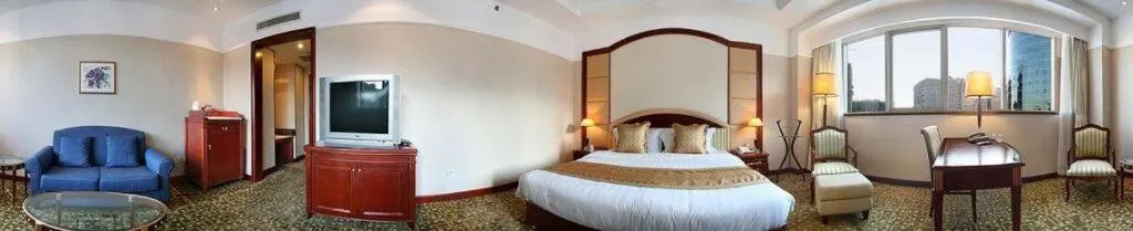 Bed in Jianguo Garden Hotel