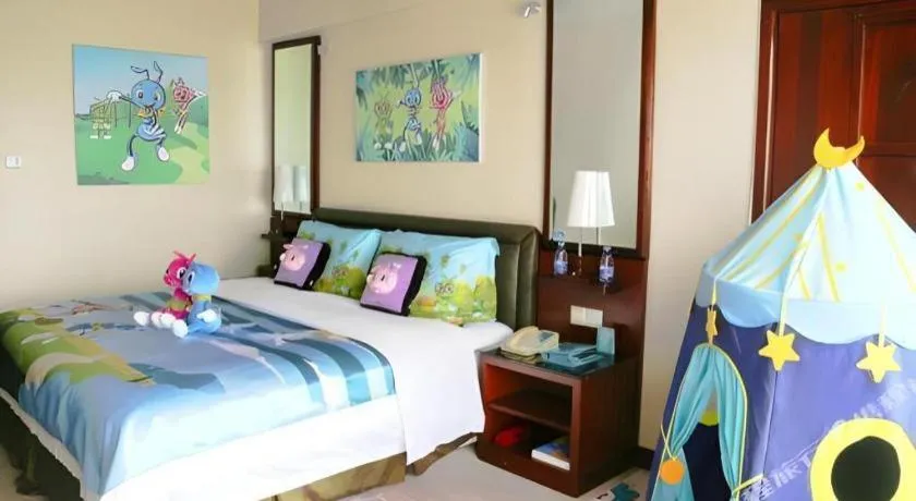 Bed in Seaview Gleetour Hotel Shenzhen Eastwing building