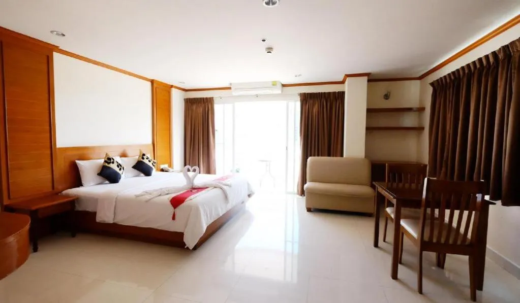 Bed in Phu View Talay Resort