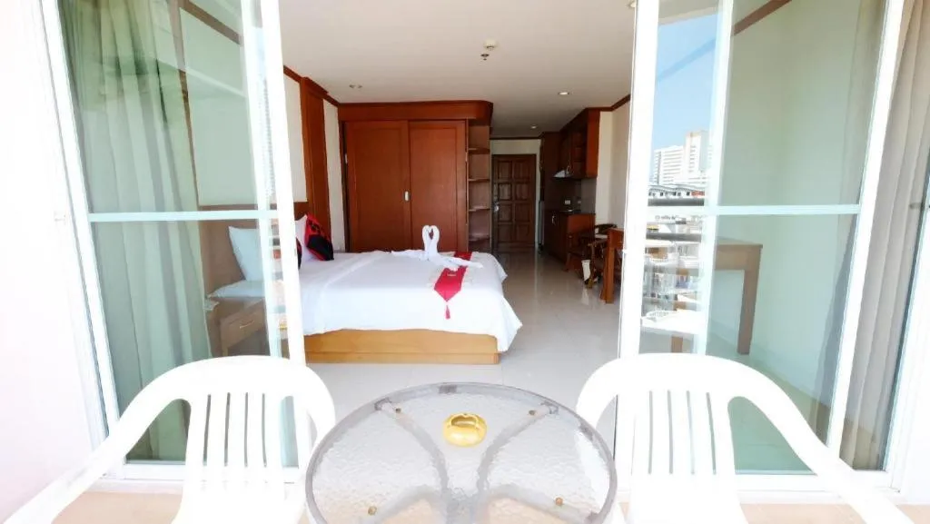 Bed in Phu View Talay Resort