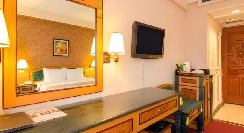 Bed in Gajahmada Graha Hotel