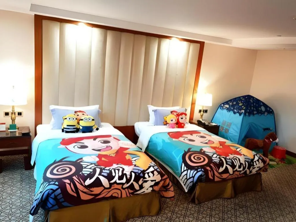 Bed in Yihe Grand Hotel