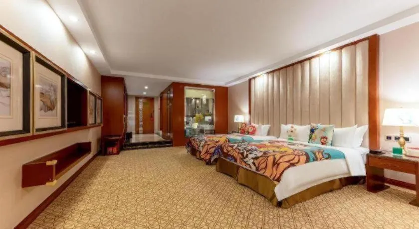 Bed in Yihe Grand Hotel