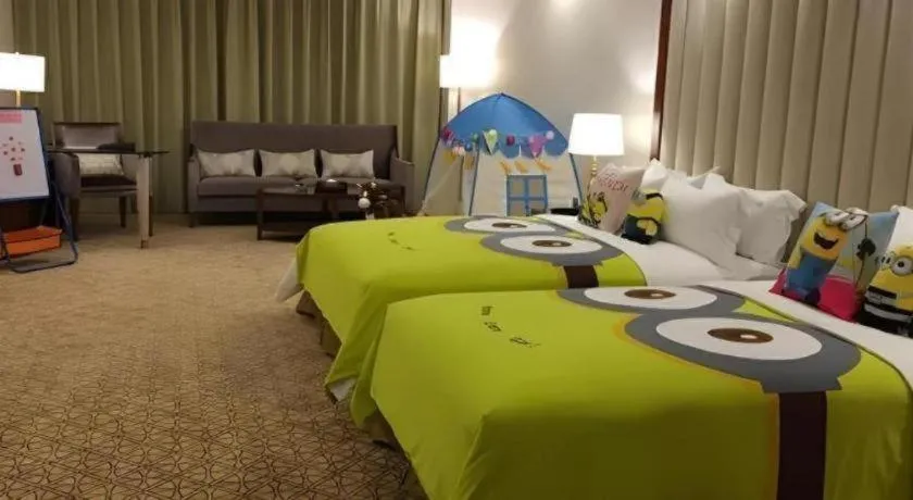 Bed in Yihe Grand Hotel