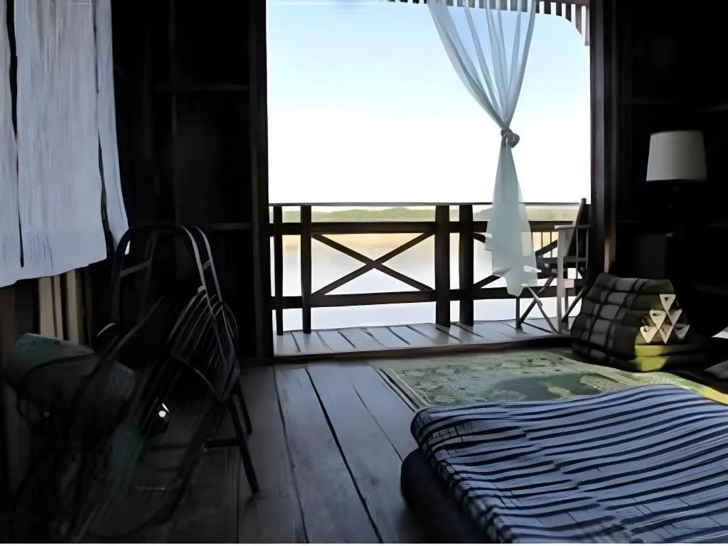 Bed in Baan ChanKhiang at ChiangKhan