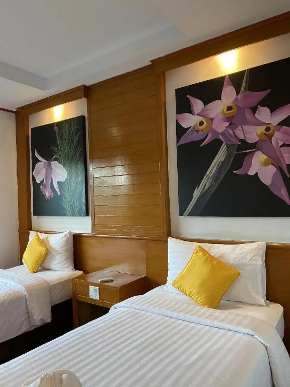 Bed in Chiang Khan Boutique Hotel