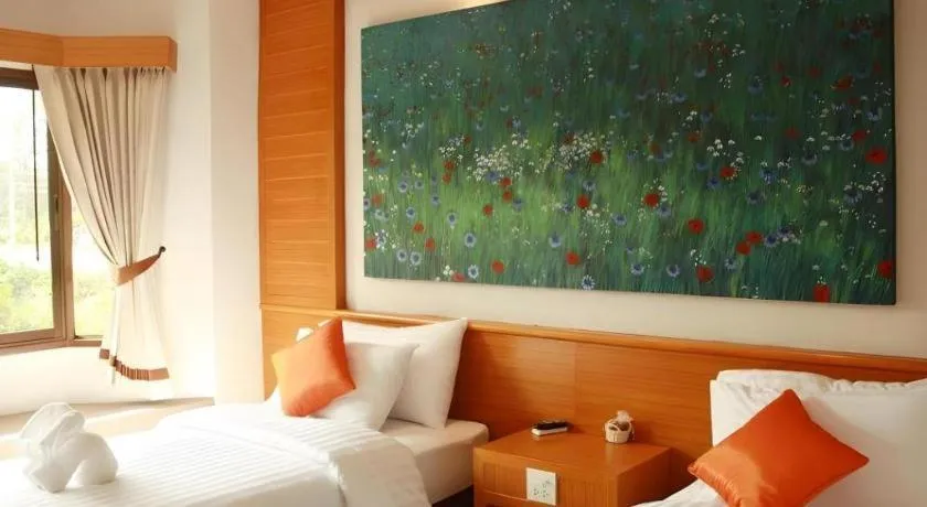 Bed in Chiang Khan Boutique Hotel