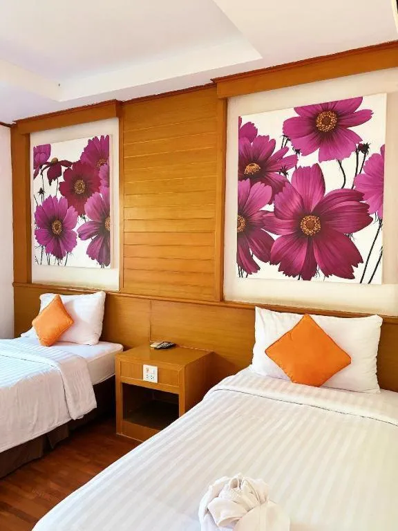 Bed in Chiang Khan Boutique Hotel