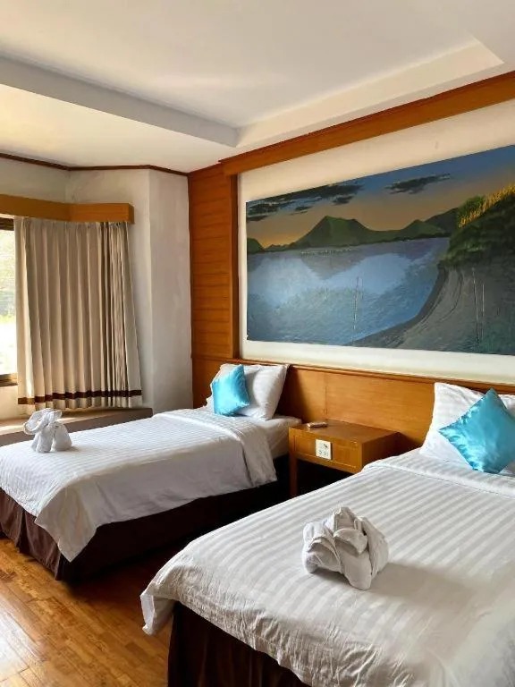 Bed in Chiang Khan Boutique Hotel