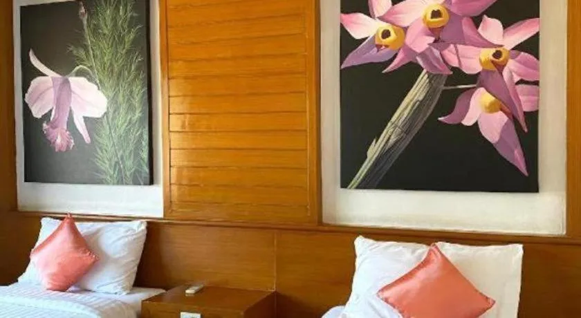 Bed in Chiang Khan Boutique Hotel