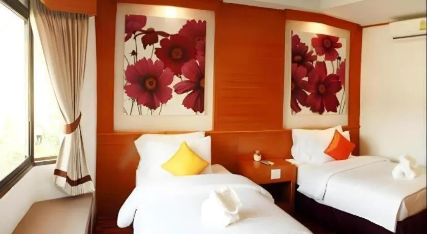 Bed in Chiang Khan Boutique Hotel