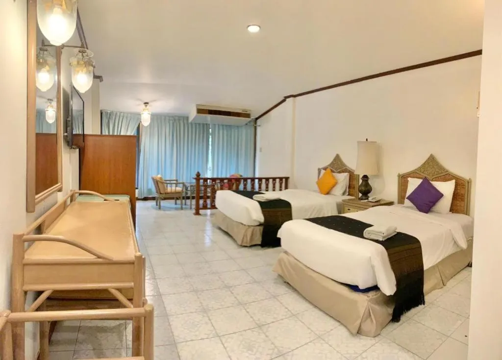 Bed in Sida Resort Hotel Nakhon Nayok