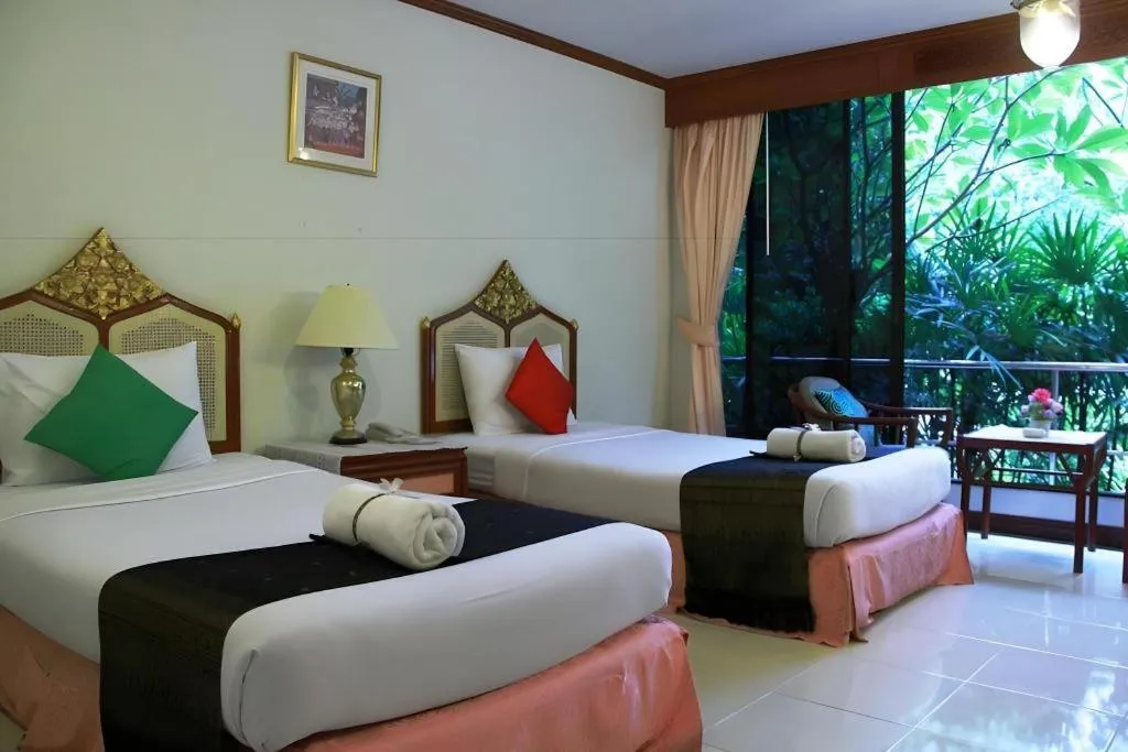 Bed in Sida Resort Hotel Nakhon Nayok