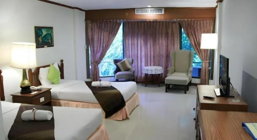 Bed in Sida Resort Hotel Nakhon Nayok