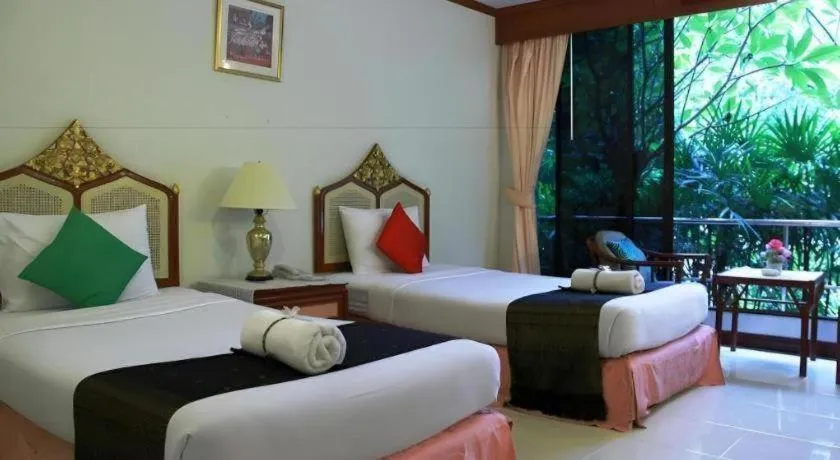 Bed in Sida Resort Hotel Nakhon Nayok