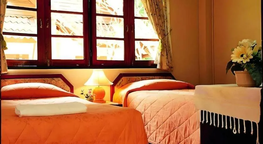 Bed in Sida Resort Hotel Nakhon Nayok