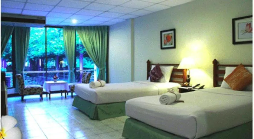 Bed in Sida Resort Hotel Nakhon Nayok