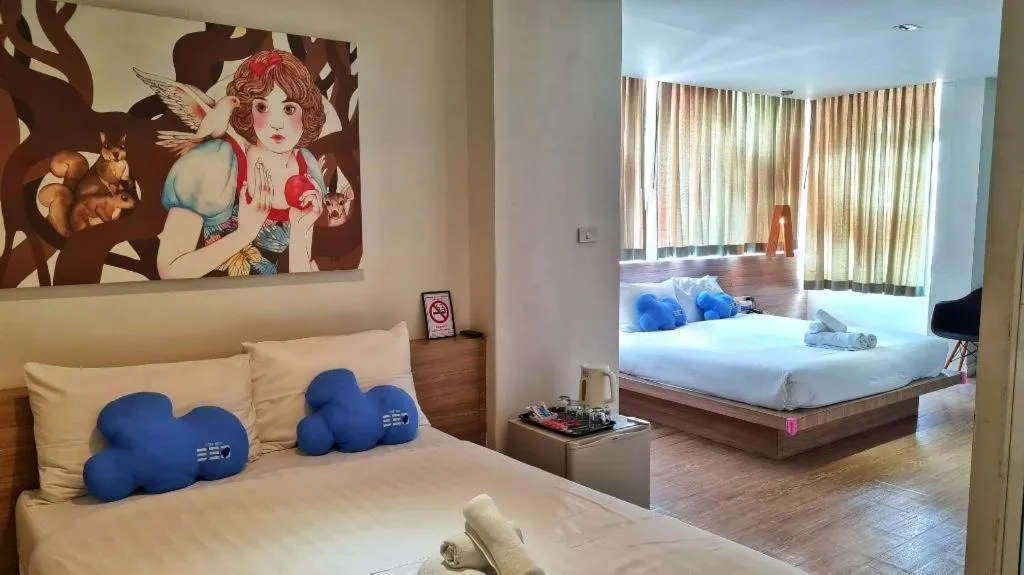 Bed in The Bed Hotel Hatyai