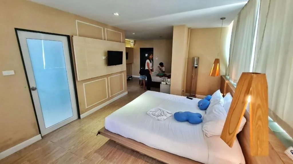 Bed in The Bed Hotel Hatyai